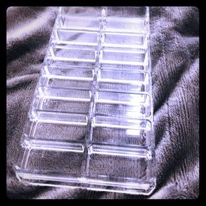 Vanity small makeup organizer.